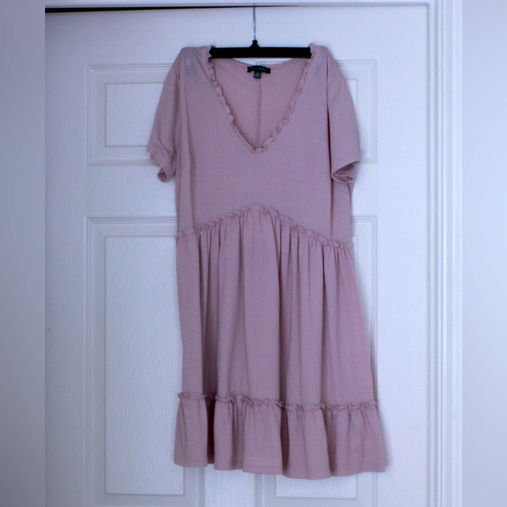 Dusty Pink Flowy Dress